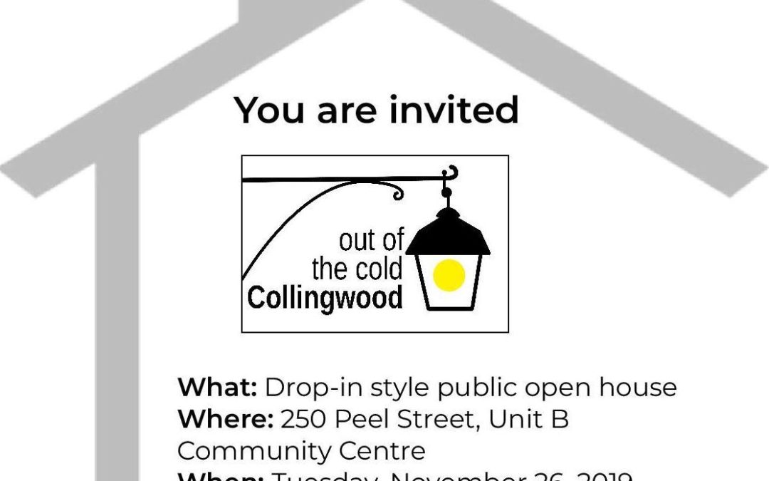Out of the Cold Open House | November 26th